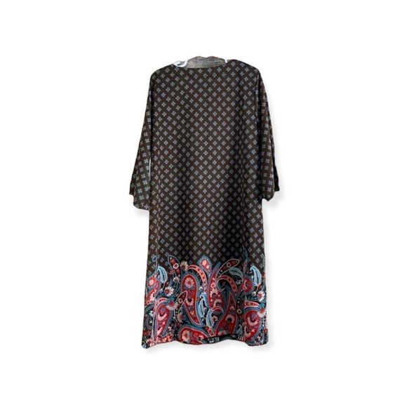 Girls Sz M J Khaki Paisley Print Dress NWT - Picture 3 of 5